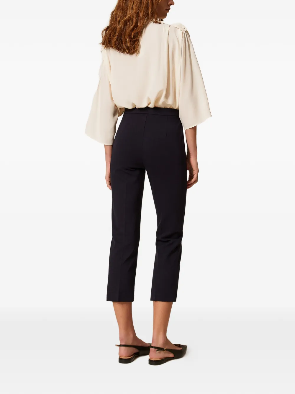 TWINSET Cigarette broek Blauw