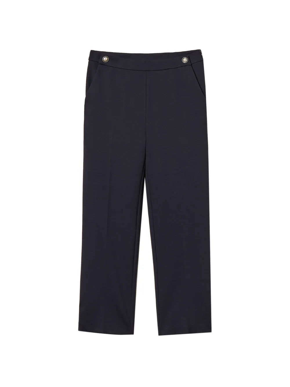 TWINSET high-waisted cigarette trousers - Blu