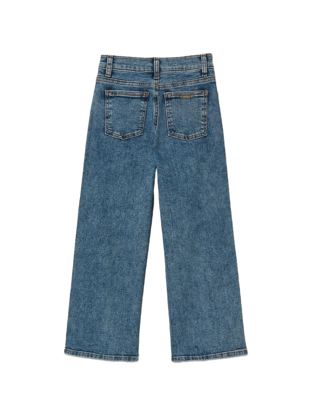 TWINSET Kids Jeans verfraaid met kristallen Blauw