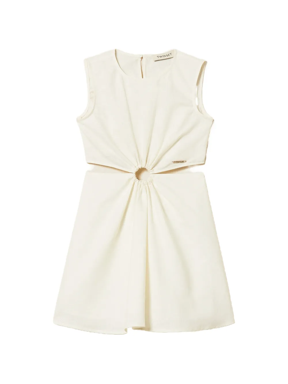 TWINSET Kids cut-out mini dress - Toni neutri