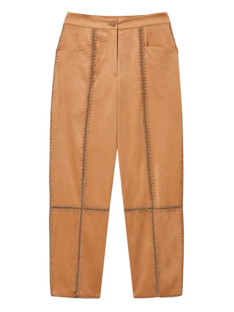 TWINSET embroidery-detail trousers