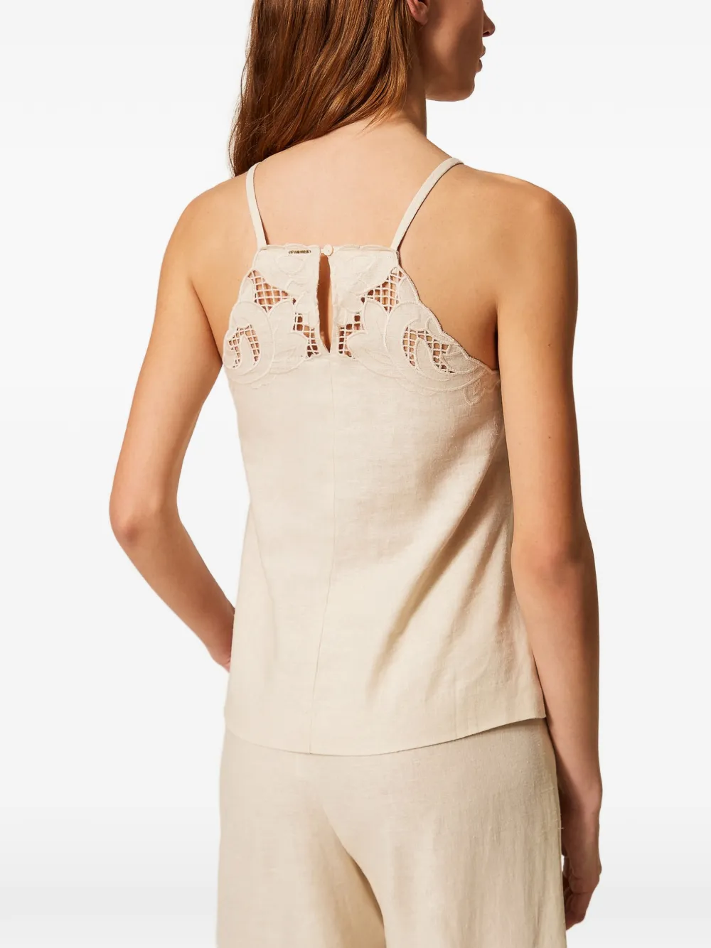  Twinset Embroidered Blouse - Neutrals 