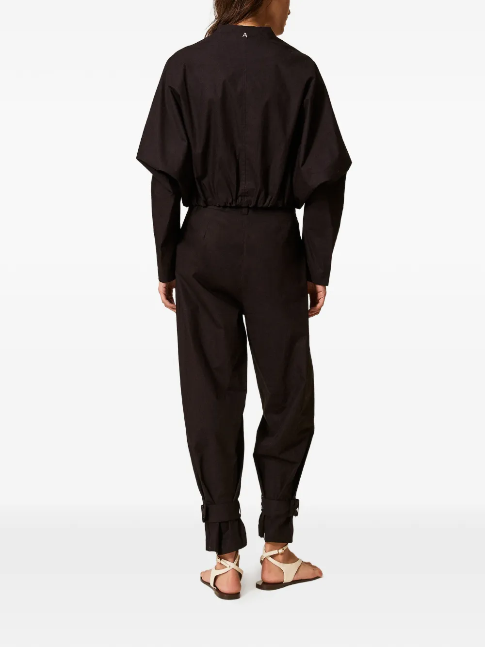 TWINSET Broek met gesp Zwart