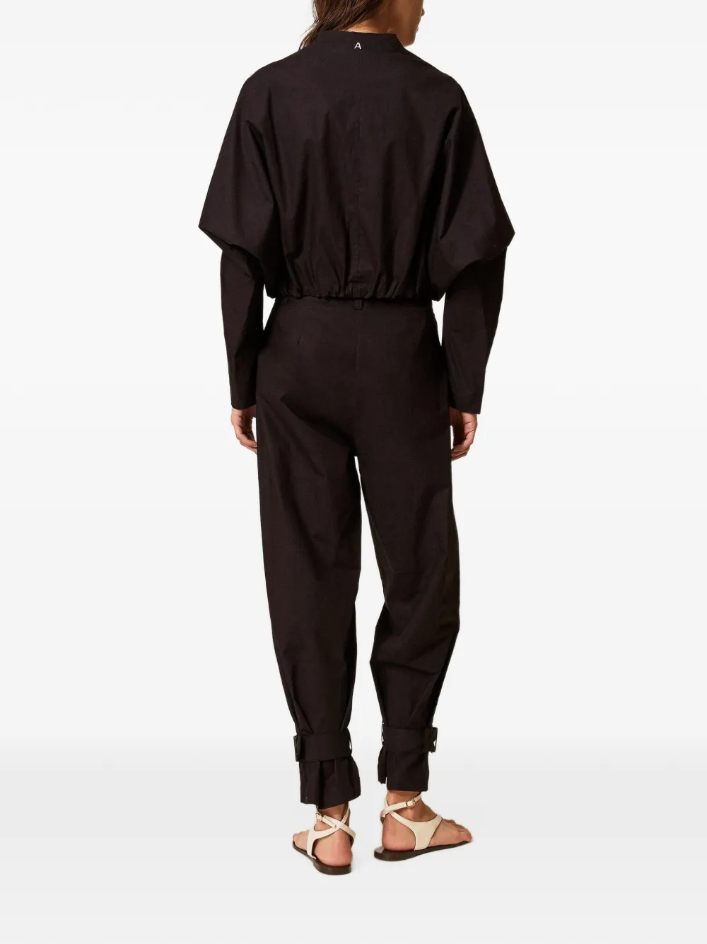 TWINSET Broek met gesp Zwart