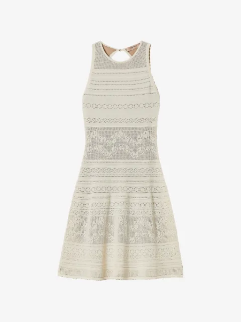 TWINSET short floral knit dress