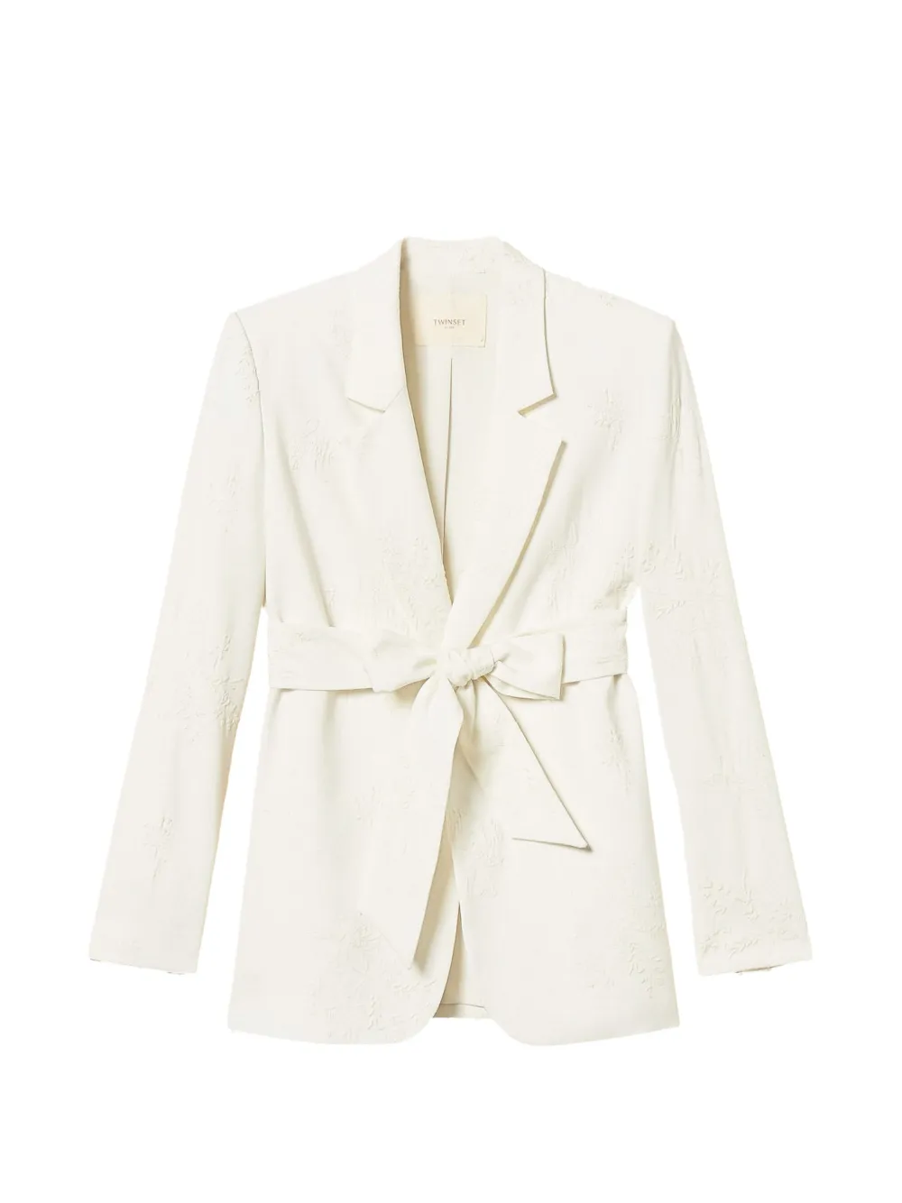 TWINSET Blazer con ricamo - Bianco