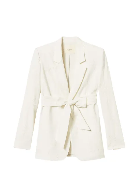 TWINSET embroidered belted blazer