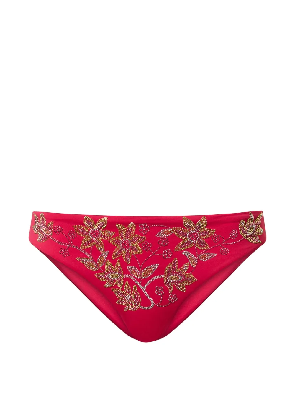 TWINSET Slip bikini a fiori - Rosa