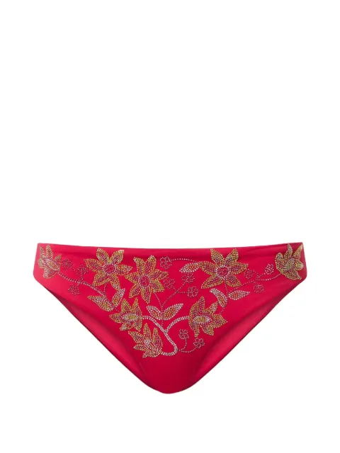 TWINSET floral-studded bikini bottom