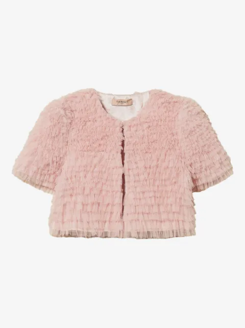 TWINSET Gerüschte Jacke aus Tüll