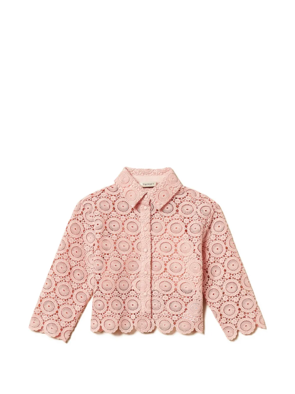 TWINSET Kids lace shirt - Rosa