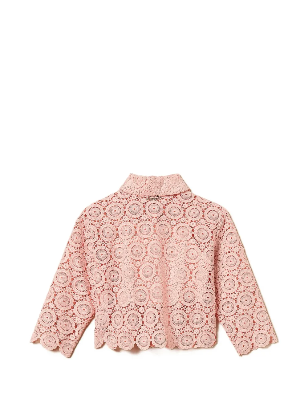  Twinset Kids Lace Shirt - Pink 