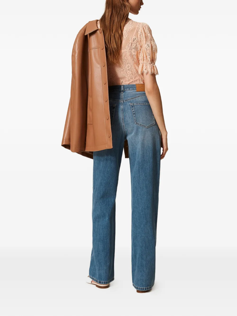 TWINSET Jeans met vijf zakken Blauw