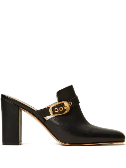 TWINSET buckle leather mules