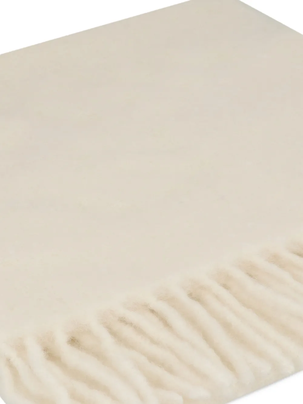 Canada Goose fringed alpaca wool-blend scarf - Beige