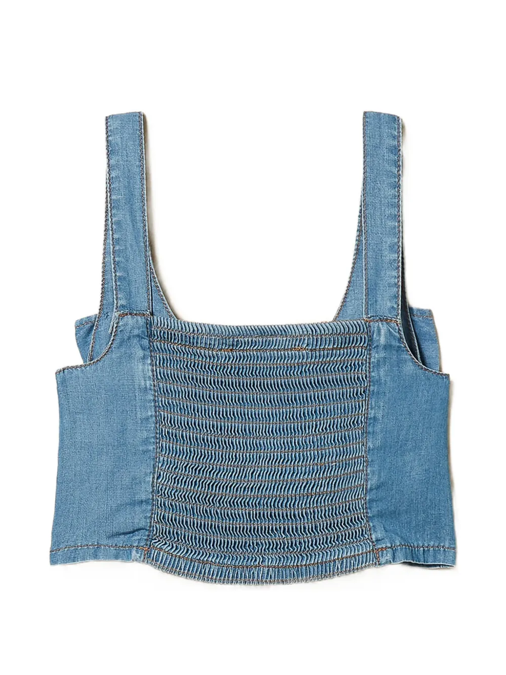 TWINSET Kids Cropped top Blauw