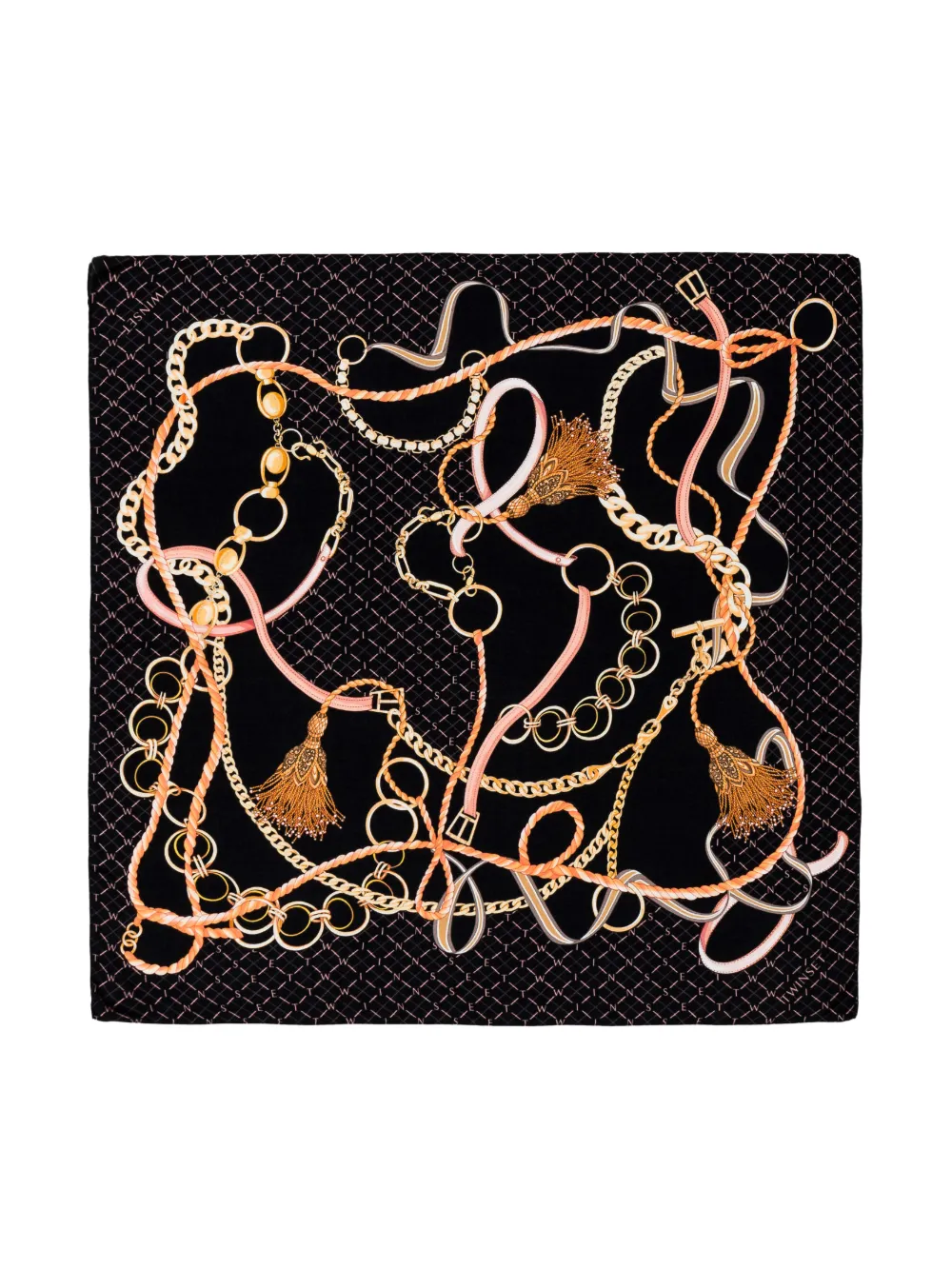 TWINSET Foulard a fantasia - Nero
