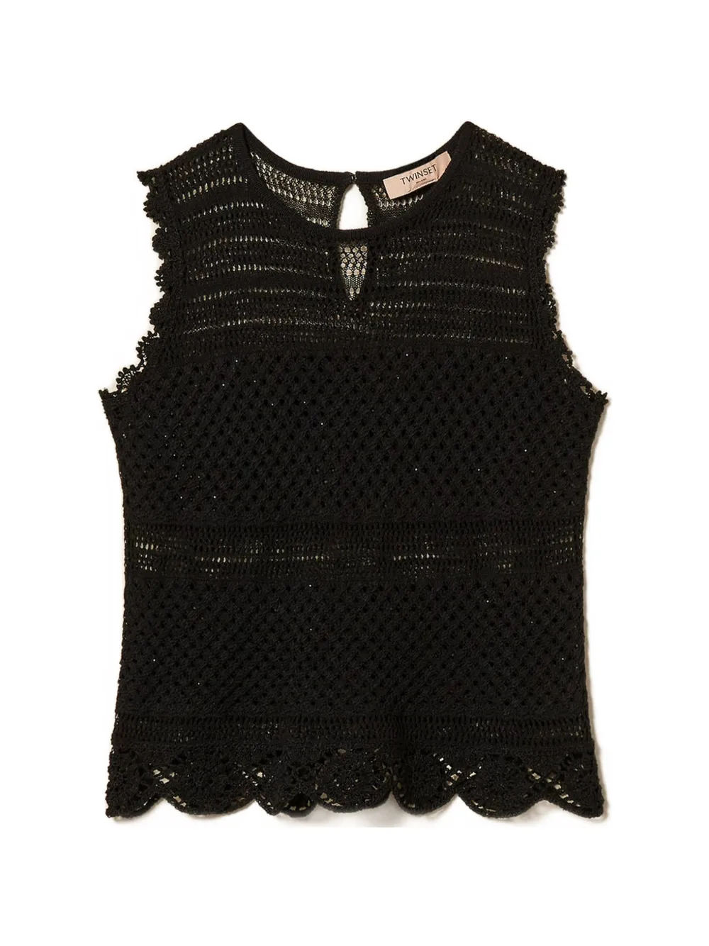 TWINSET sleeveless top - Nero