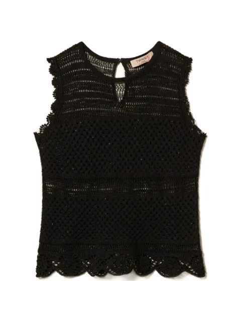 TWINSET top sin mangas