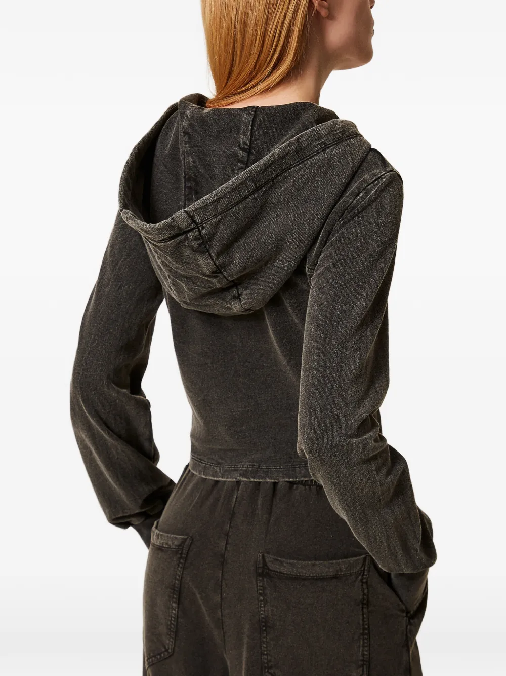 TWINSET Bustier hoodie Grijs