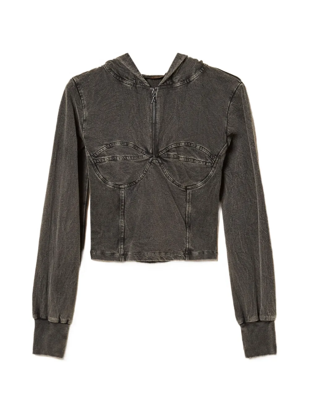 TWINSET Felpa con cappuccio e maniche lunghe - Grigio