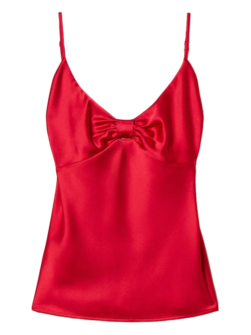 TWINSET Top con nodo - Rosso