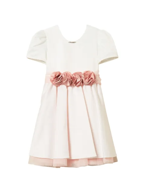 TWINSET Kids robe en tulle à fleurs