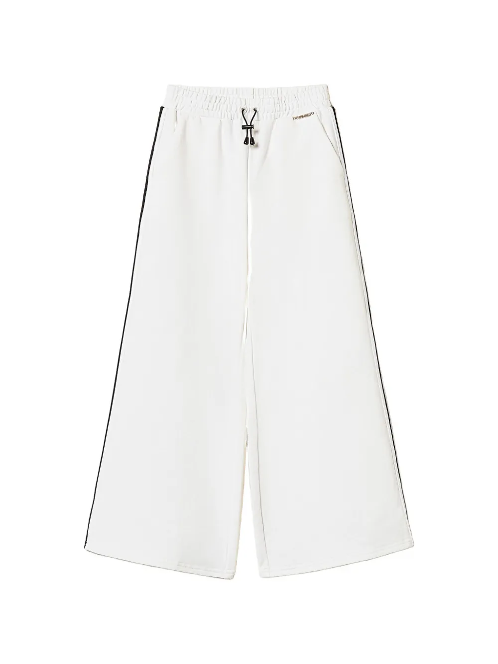 TWINSET Kids drawstring-waist trousers - Bianco