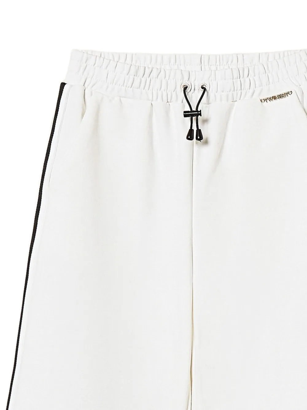 TWINSET Kids Broek met trekkoordtaille Wit