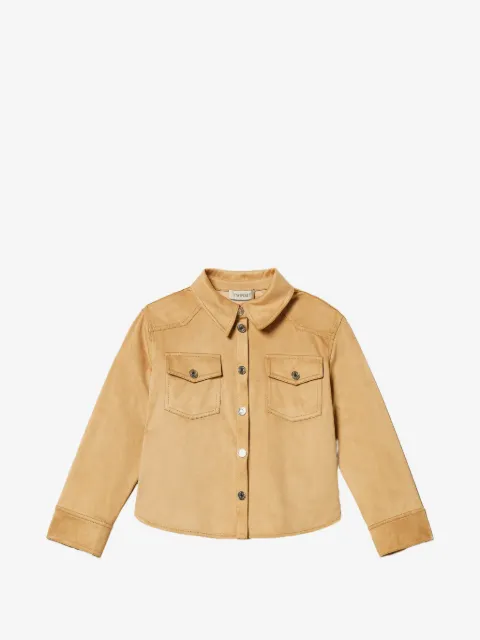 TWINSET Kids fringed chest-pockets jacket