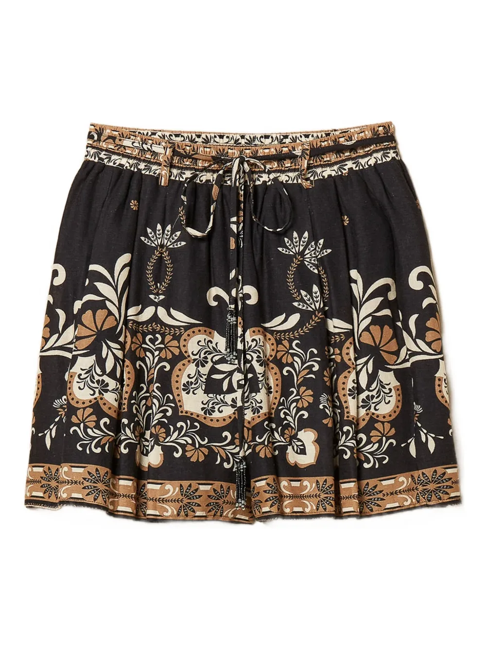 TWINSET Shorts con stampa - Nero
