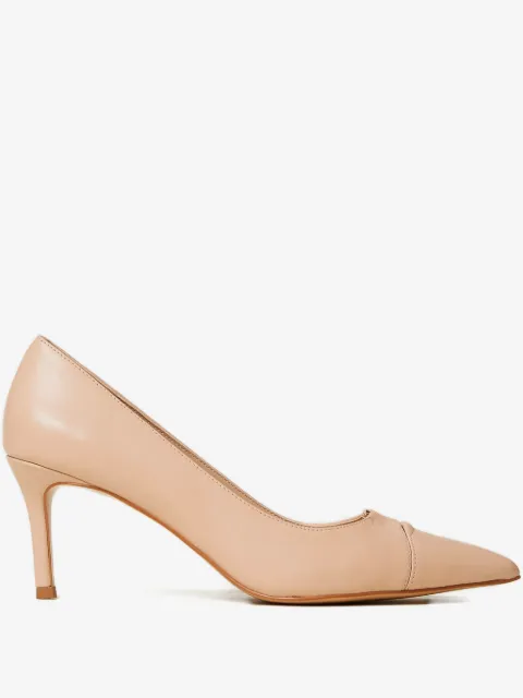 TWINSET mid heel leather court shoes
