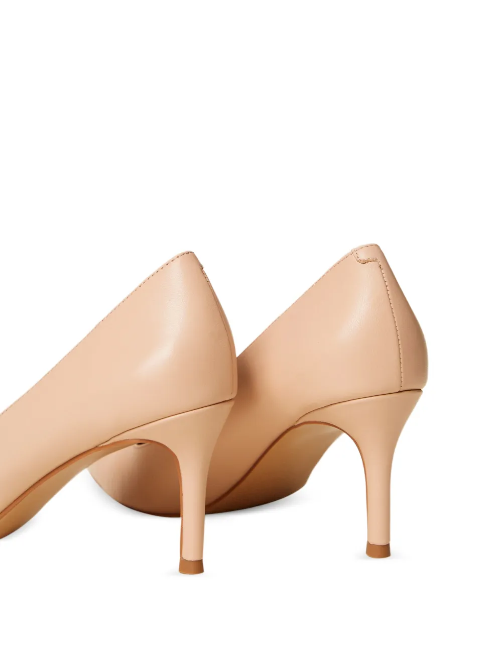 TWINSET Leren pumps Beige