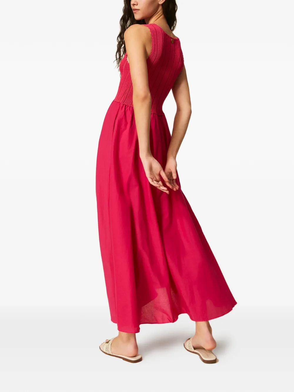 TWINSET Maxi-jurk met A-lijn Roze