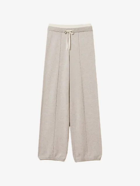 TWINSET knit trousers with drawstring