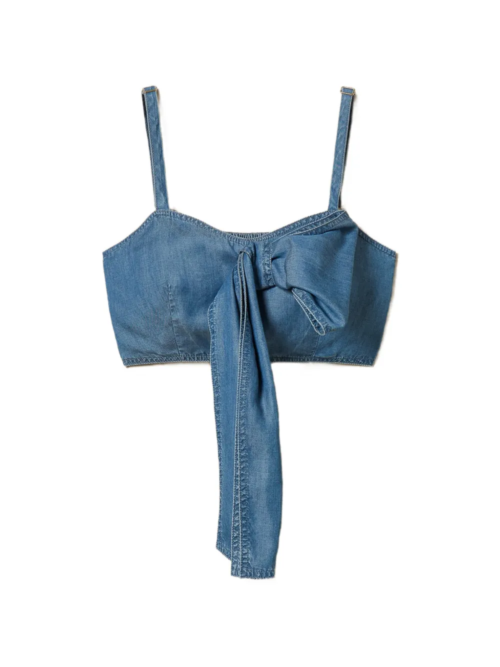 TWINSET Top denim - Blu