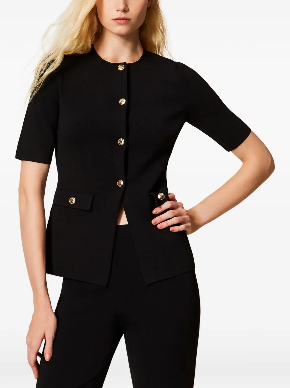  Twinset Button-up Cardigan - Black 