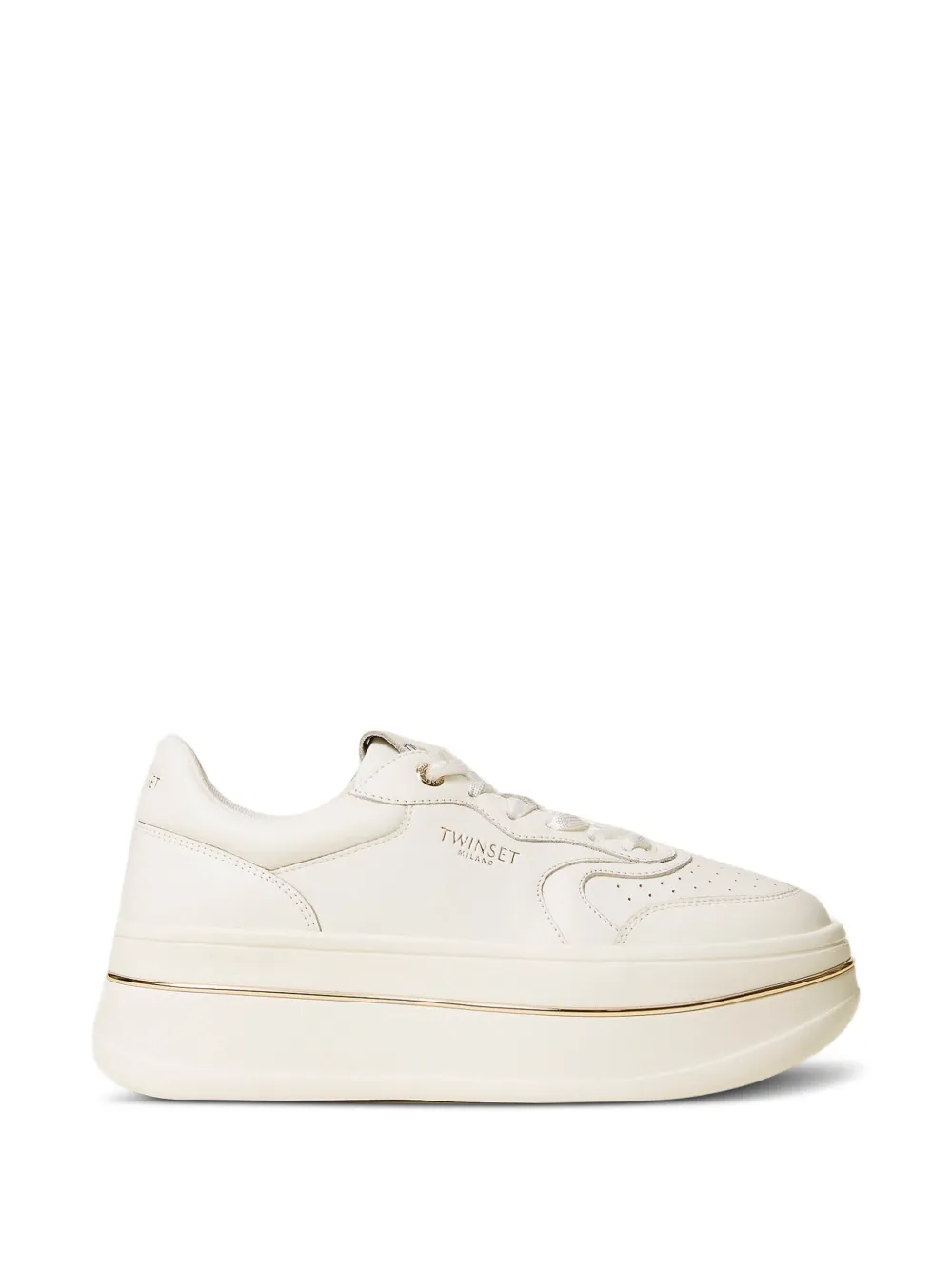 TWINSET Sneakers met plateauzool Wit