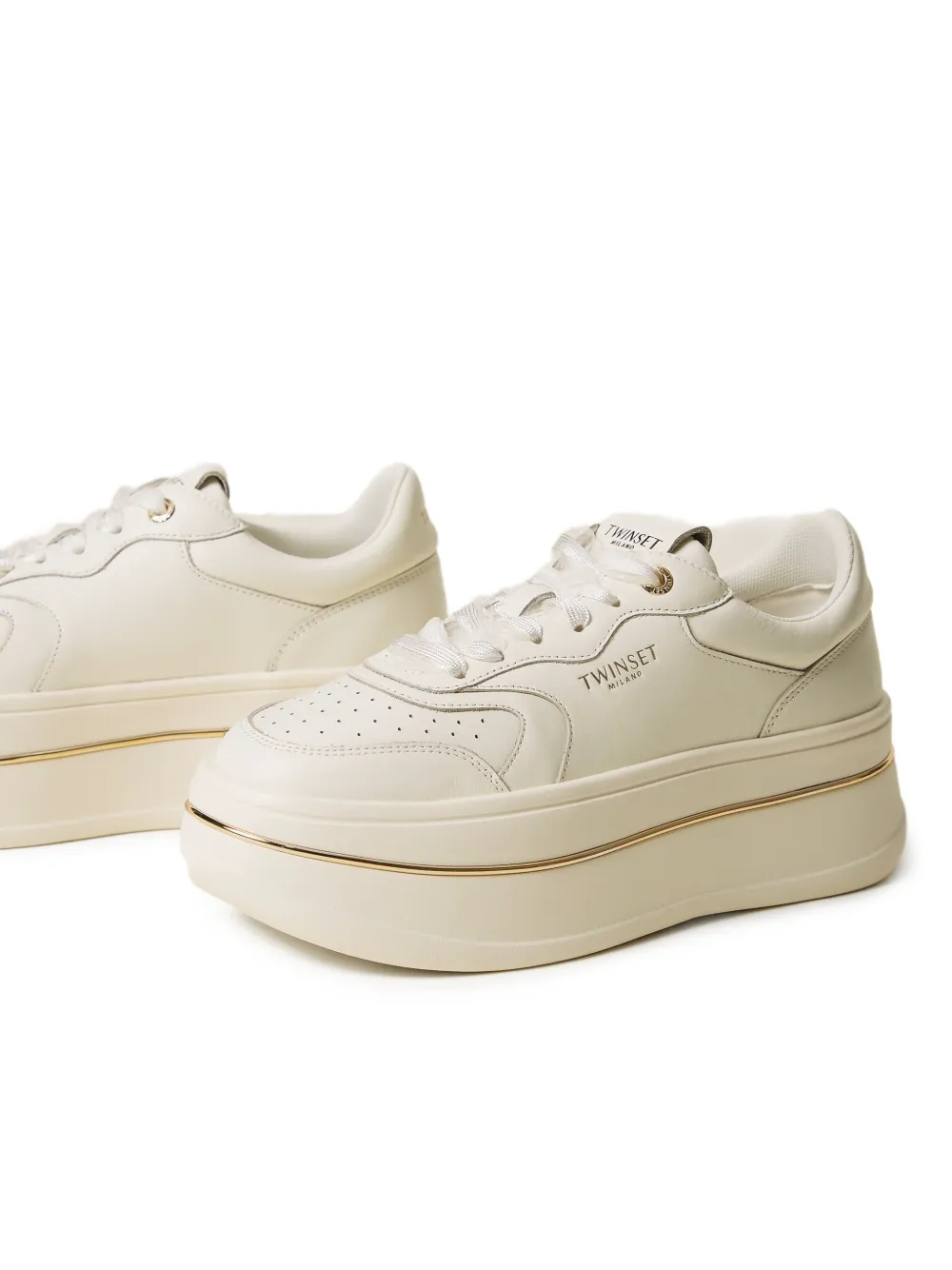 TWINSET Sneakers met plateauzool Wit