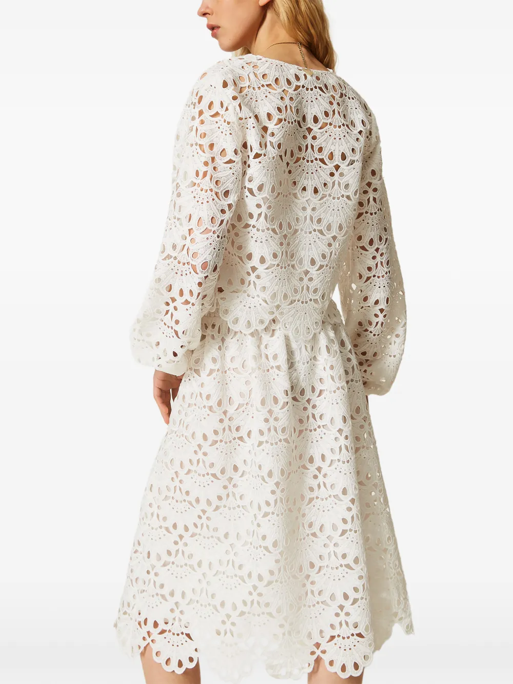 TWINSET Geweven midi-rok Wit