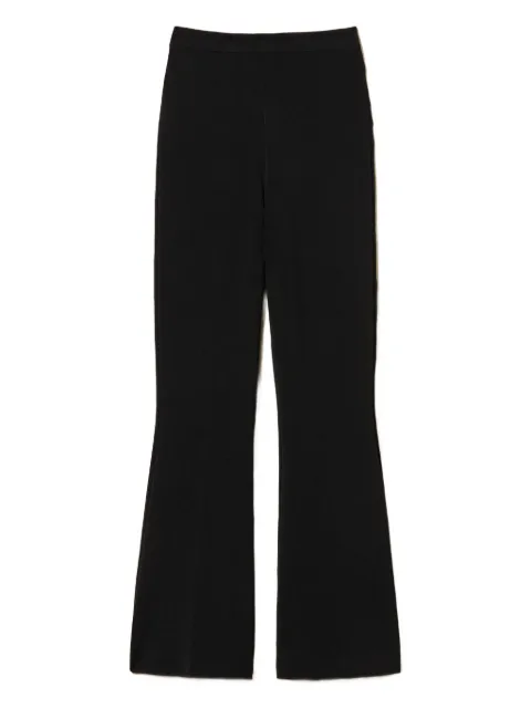 TWINSET flared knitted trousers