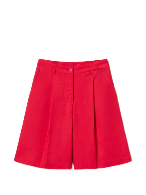 TWINSET bermudas con pinzas