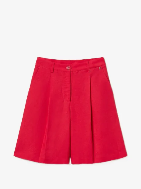 TWINSET linen blend bermuda shorts
