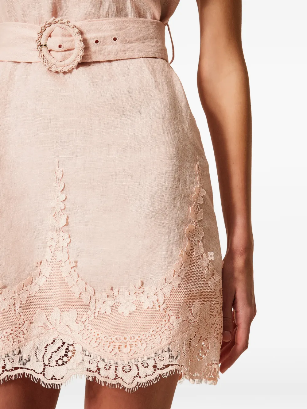 TWINSET Jurk met kant Roze