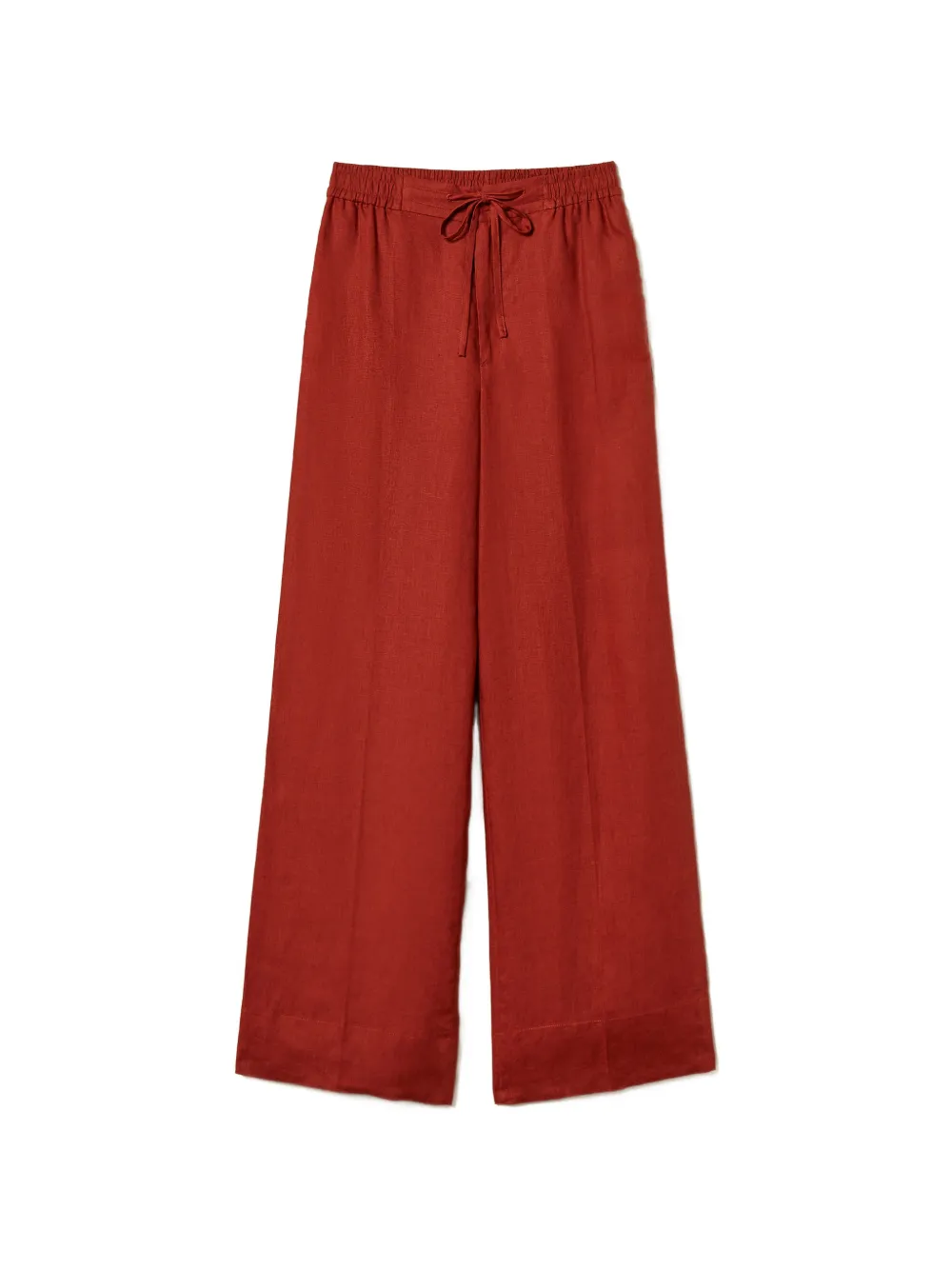 TWINSET drawstring palazzo pants - Marrone