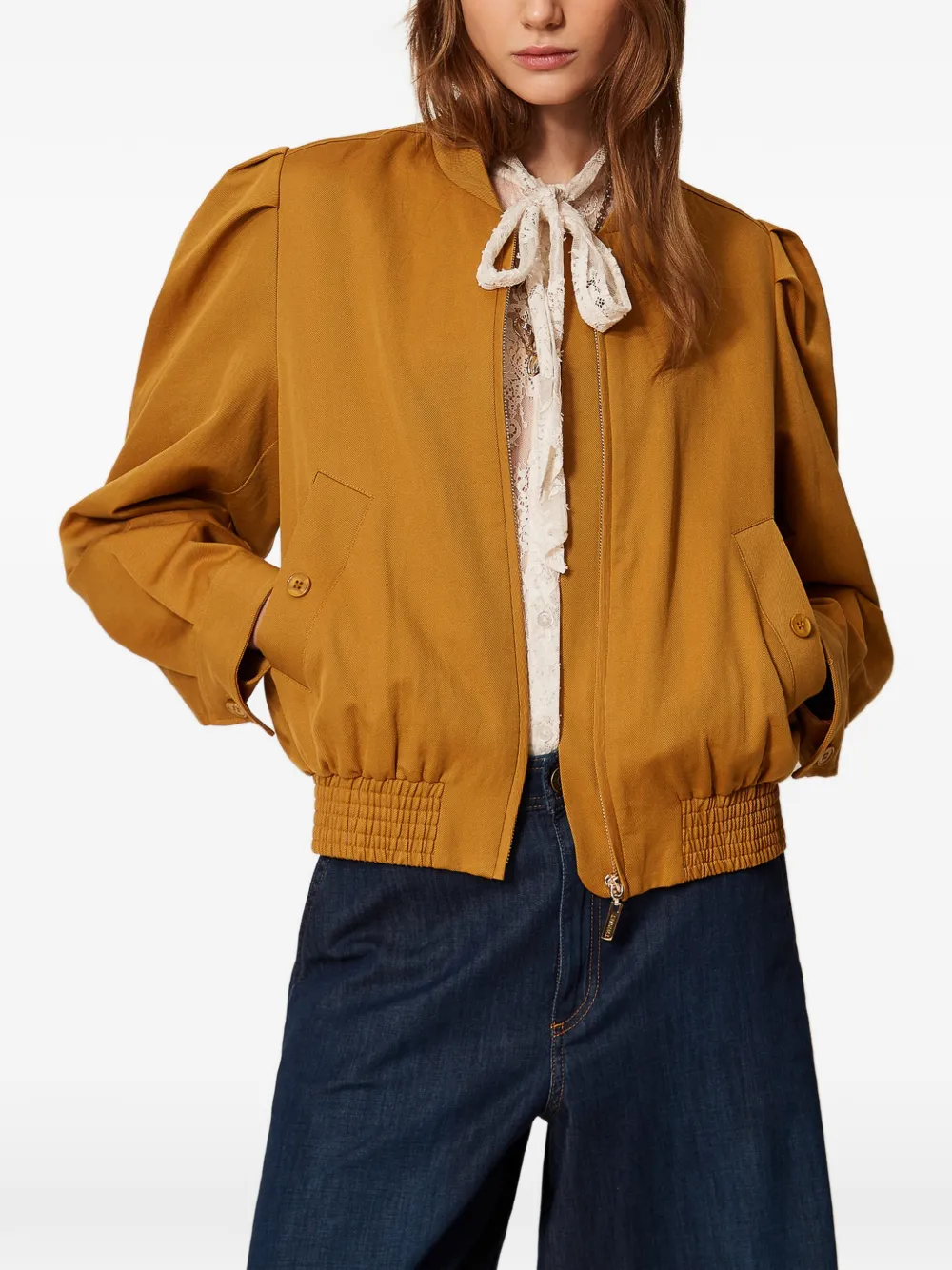 TWINSET Jack met lange mouwen Bruin