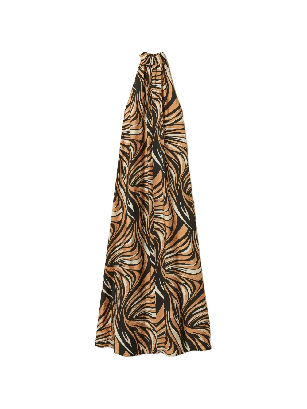 TWINSET graphic-print maxi dress - Toni neutri