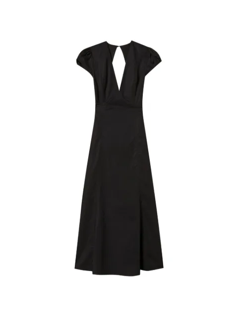 TWINSET V-neck open-back long dress