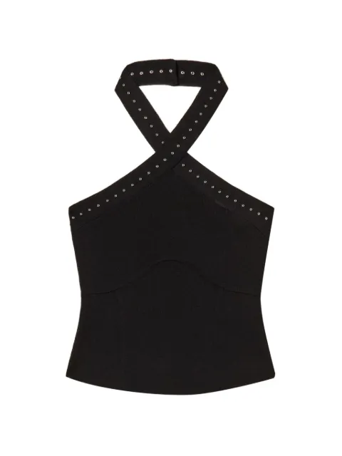 TWINSET halterneck knitted top