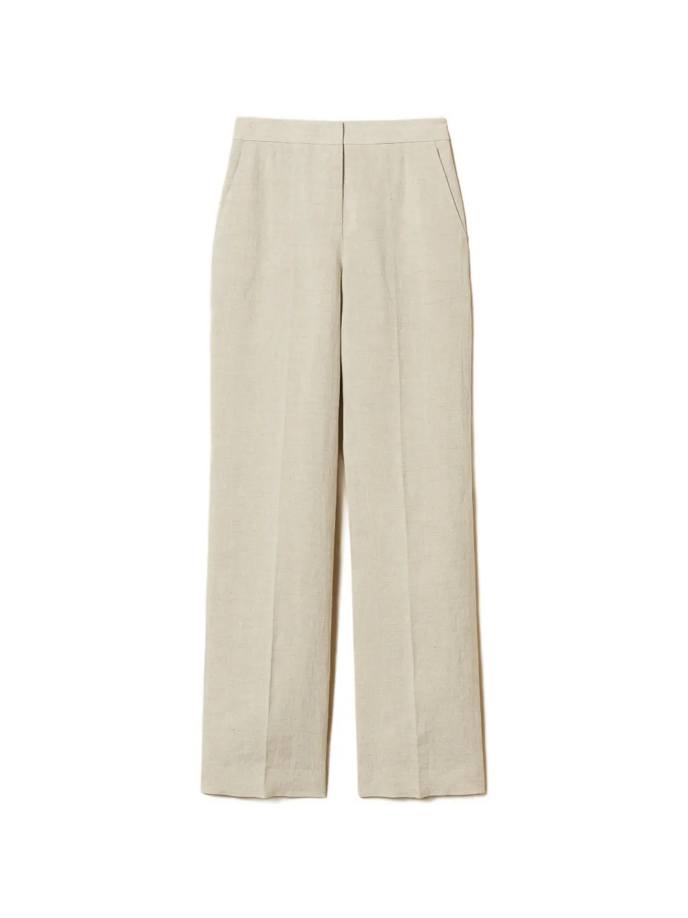 TWINSET linen tailored trousers - Toni neutri